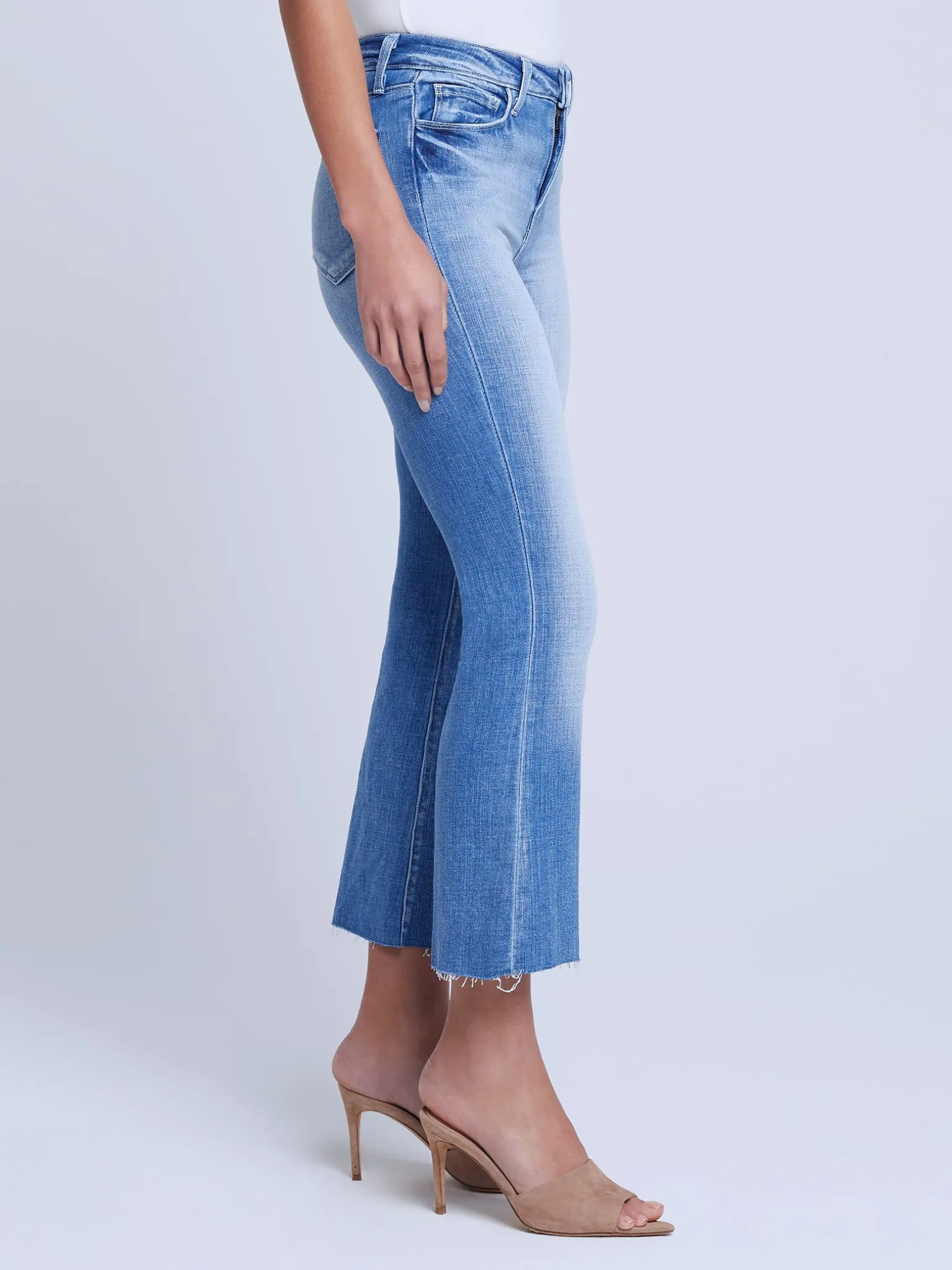Kendra Cropped Flare Jean