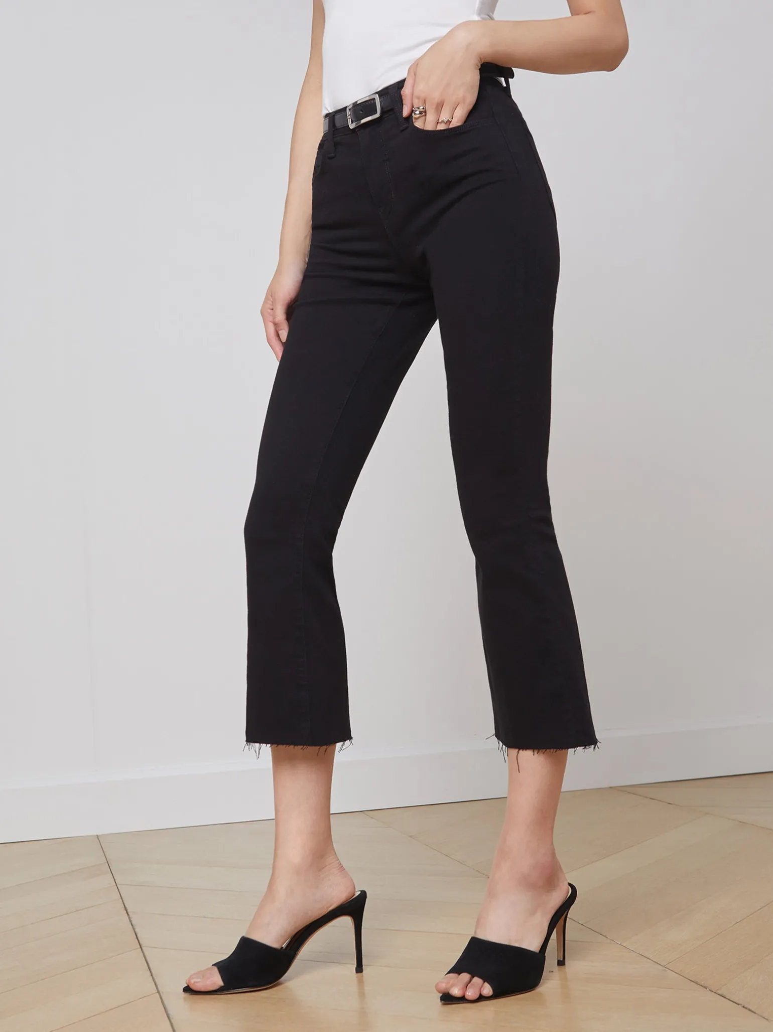 Kendra Cropped Flare Jean