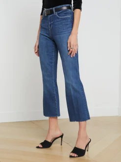 Kendra Cropped Flare Jean