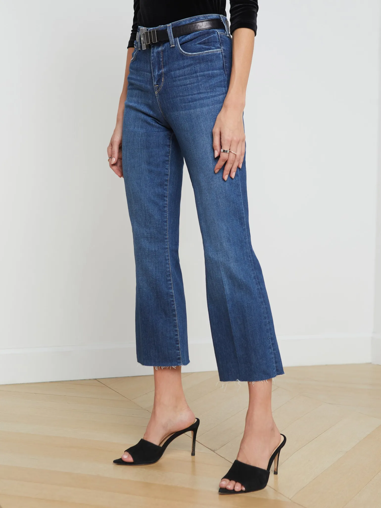 Kendra Cropped Flare Jean