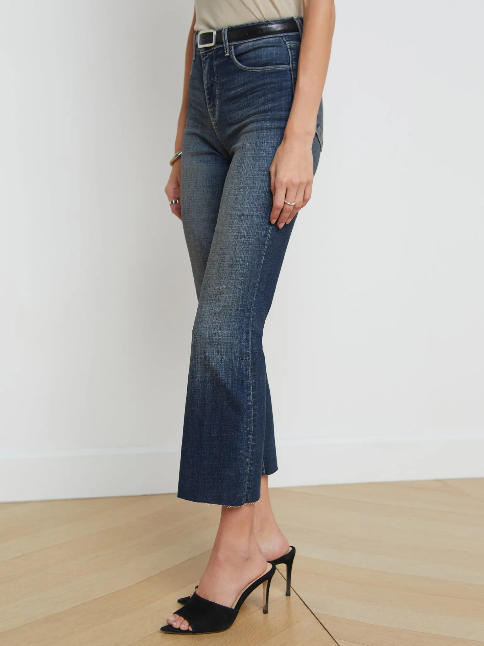 Kendra Cropped Flare Jean