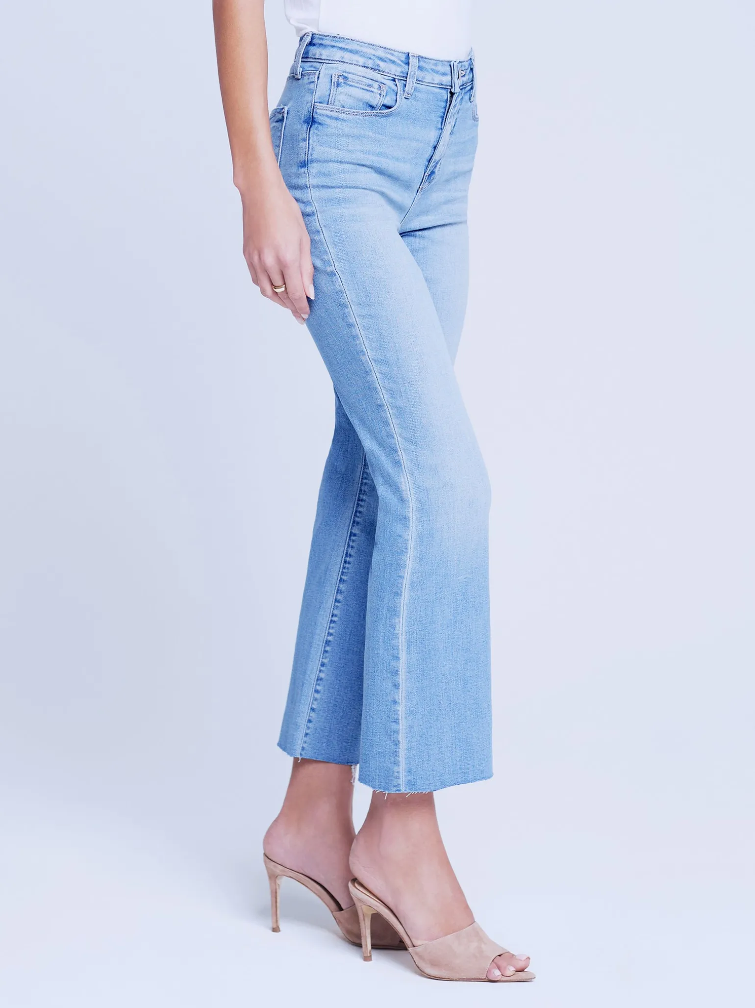 Kendra Cropped Flare Jean