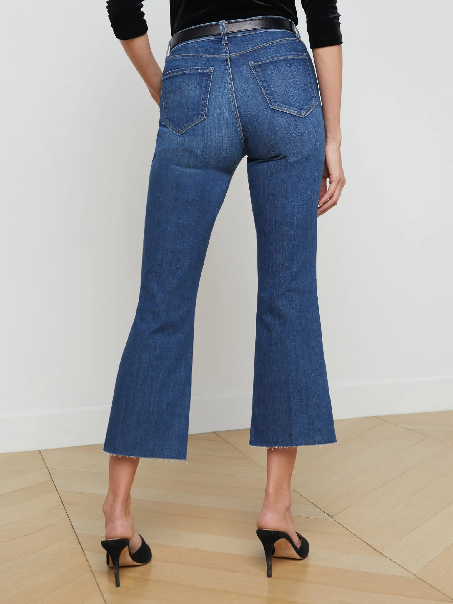 Kendra Cropped Flare Jean