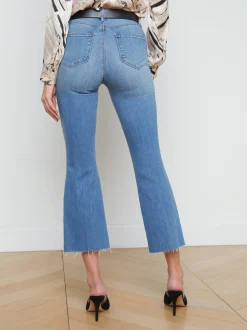 Kendra Cropped Flare Jean