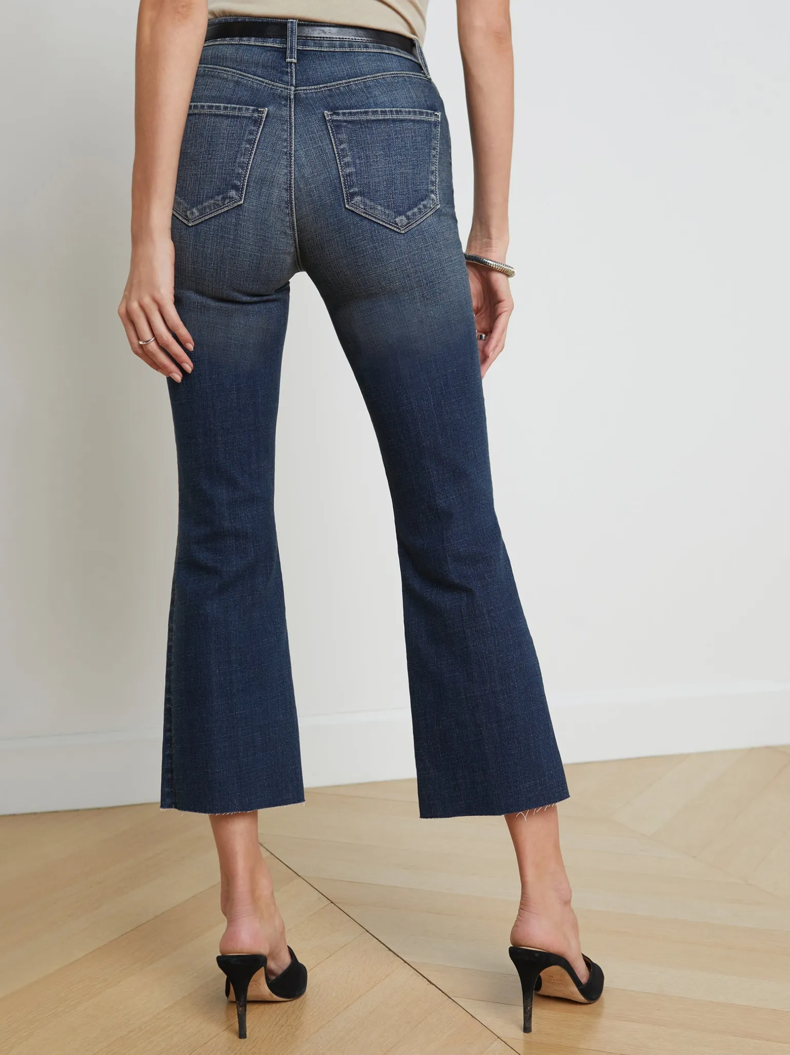 Kendra Cropped Flare Jean
