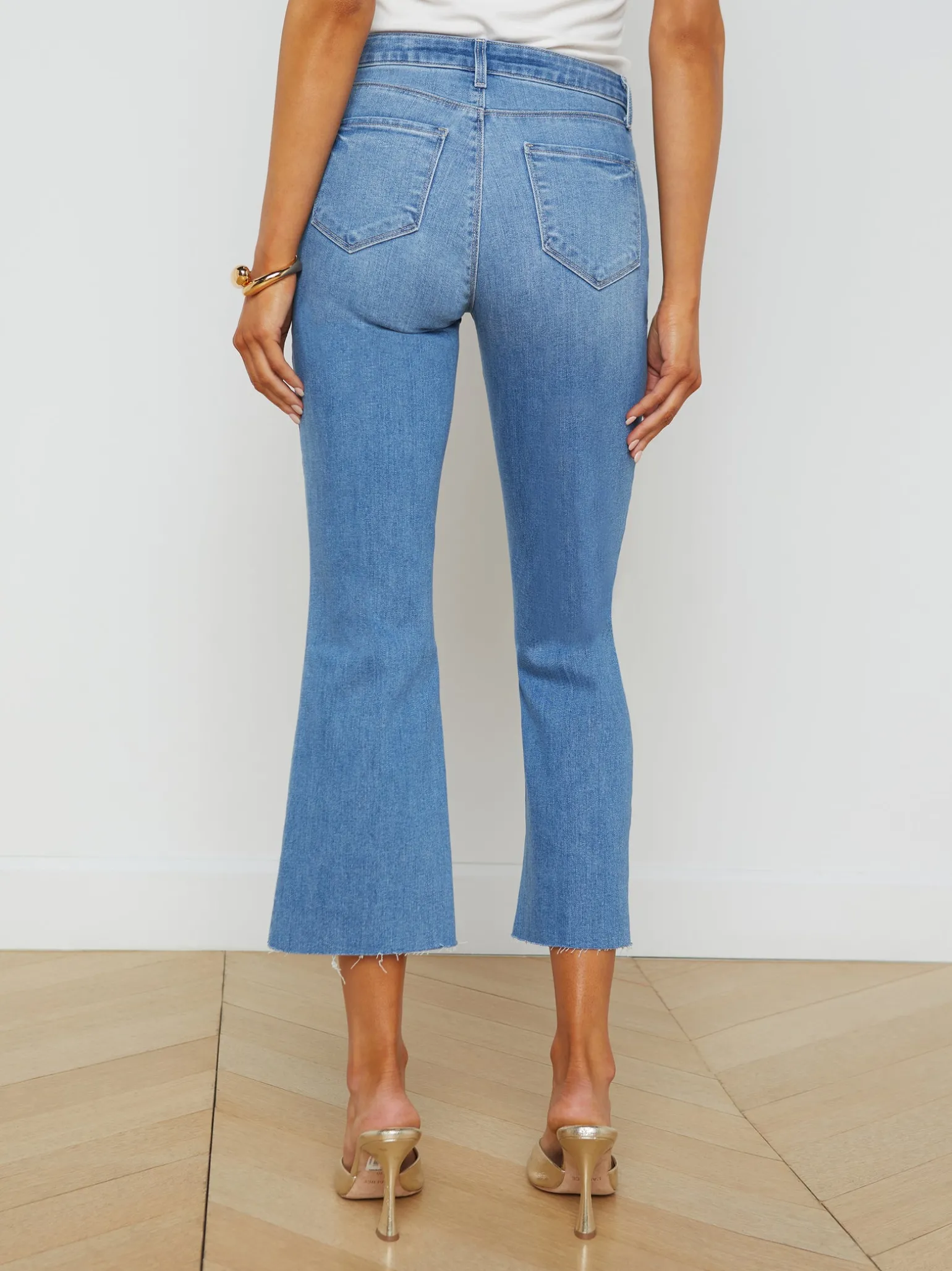 Kendra Cropped Flare Jean