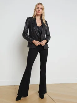 Kenzie Leather Blazer