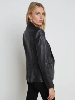 Kenzie Leather Blazer