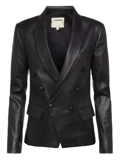 Kenzie Leather Blazer
