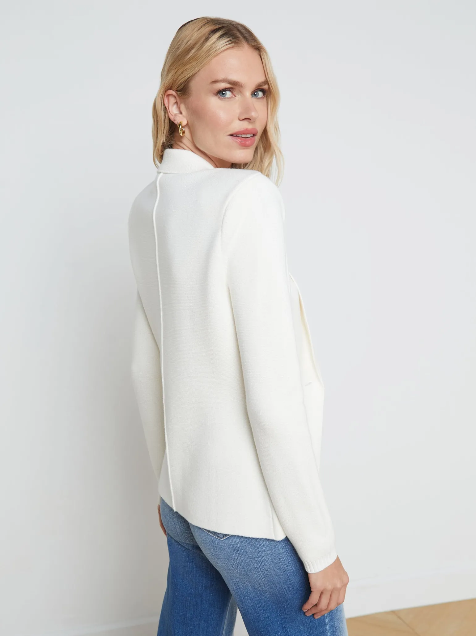 Lacey Knit Blazer