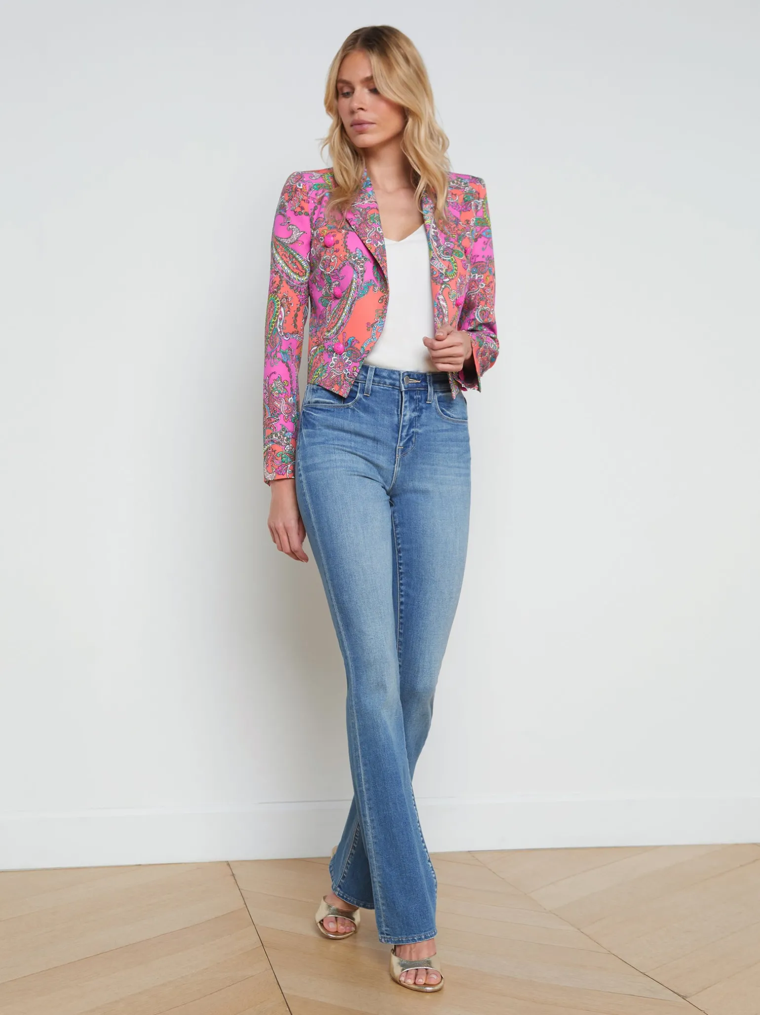 Lila Open-Front Blazer
