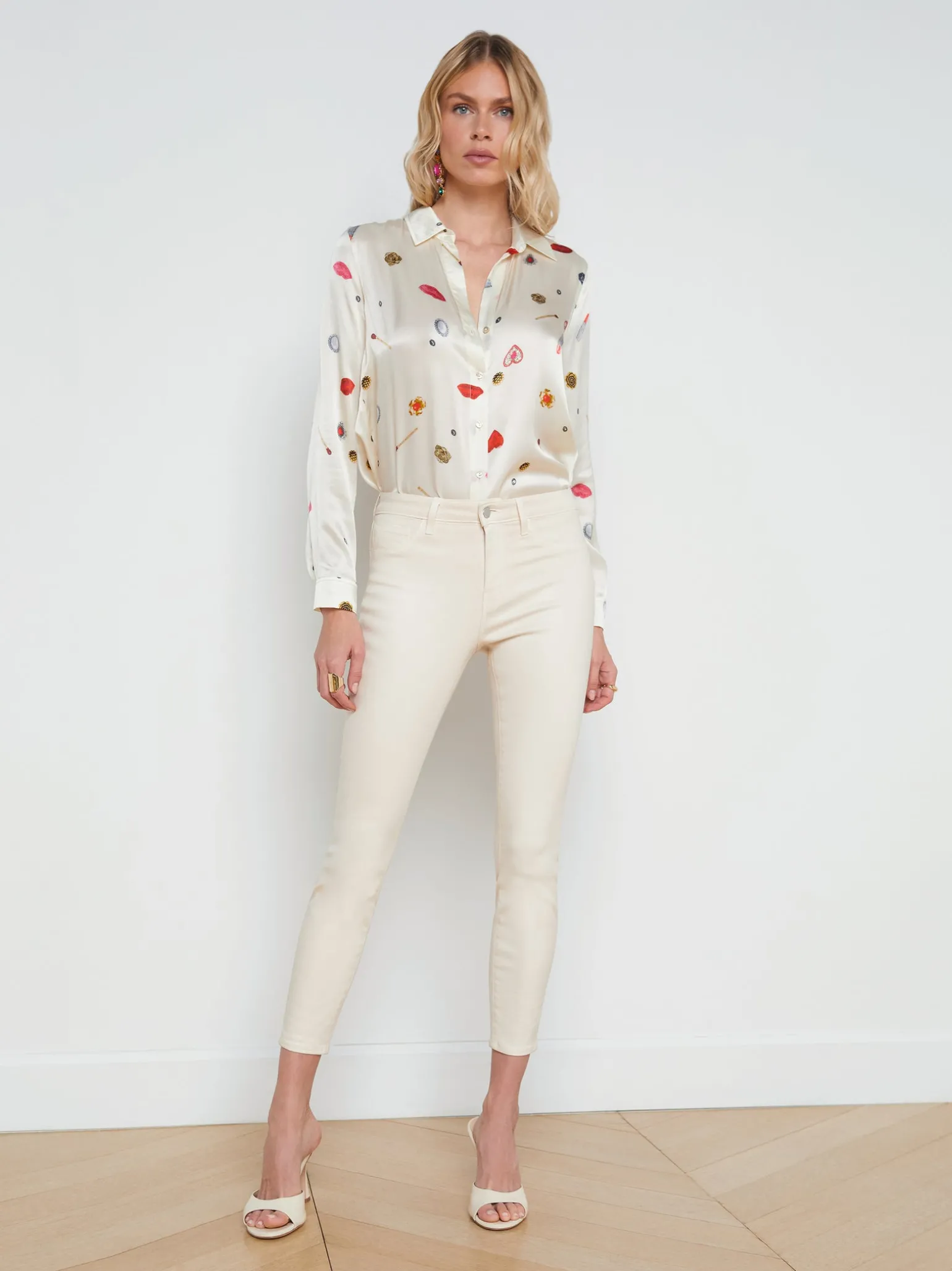 Margot Coated Skinny Jean