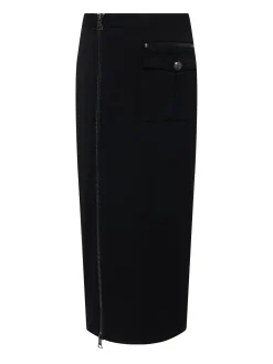Maverick Zippered Pencil Skirt