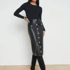 Milann Faux Leather Skirt