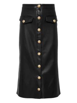 Milann Faux Leather Skirt