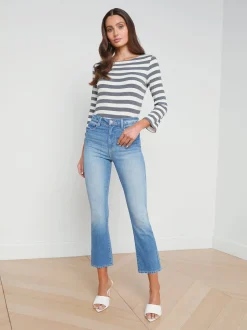 Mira Cropped Micro Boot Jean