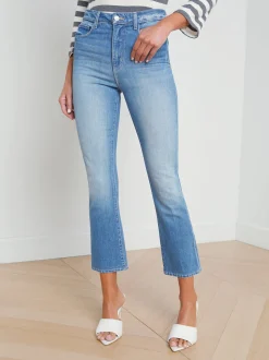 Mira Cropped Micro Boot Jean
