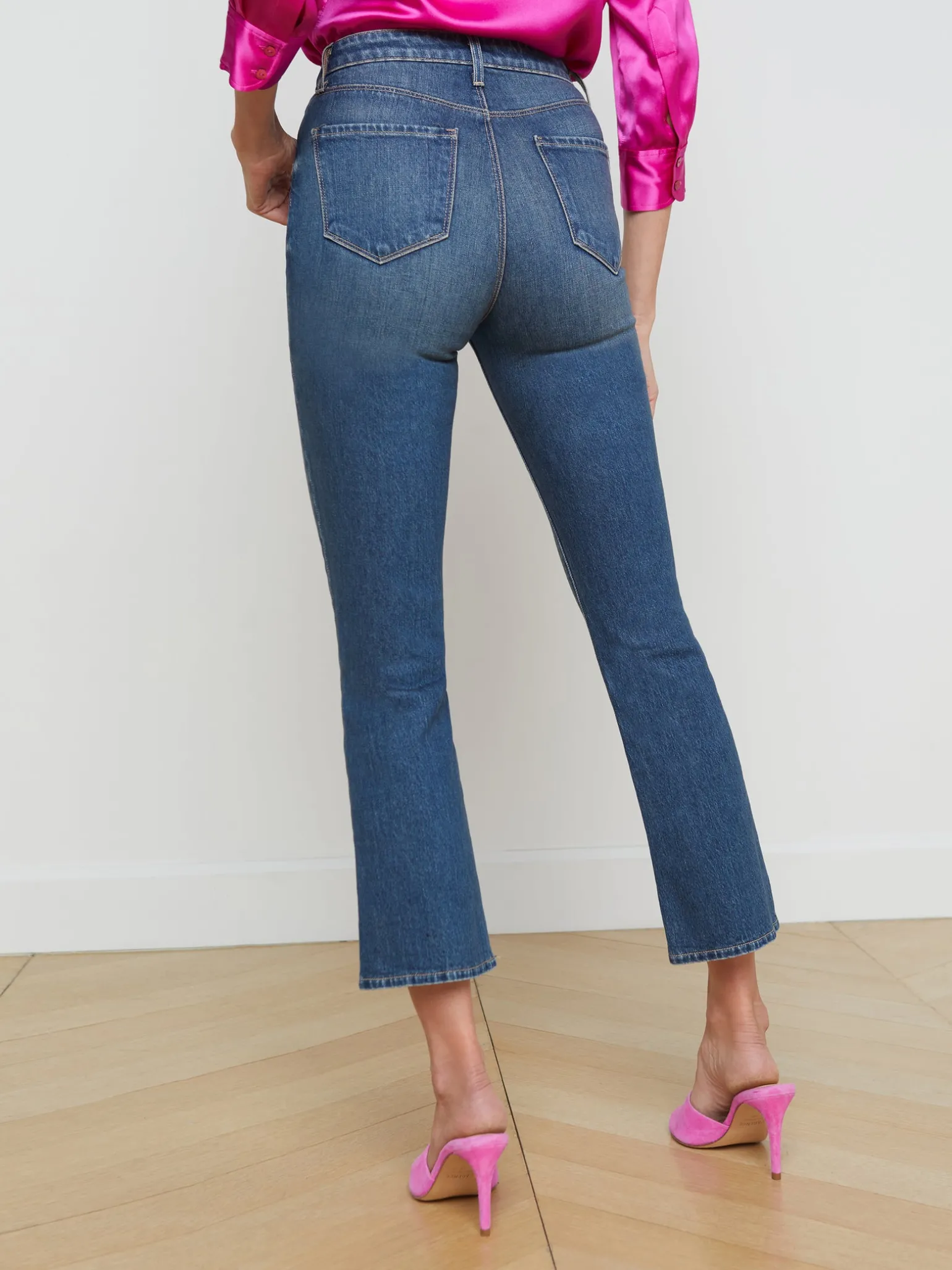 Mira Cropped Micro Boot Jean