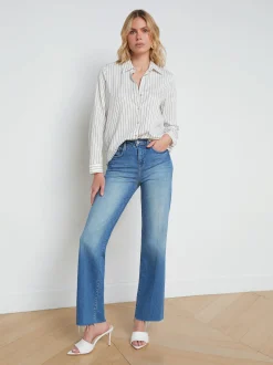 Nina Lurex-Cotton Blouse