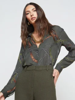 Nina Silk Blouse