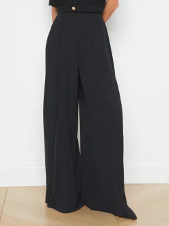 Nova Pleated Wide-Leg Pant