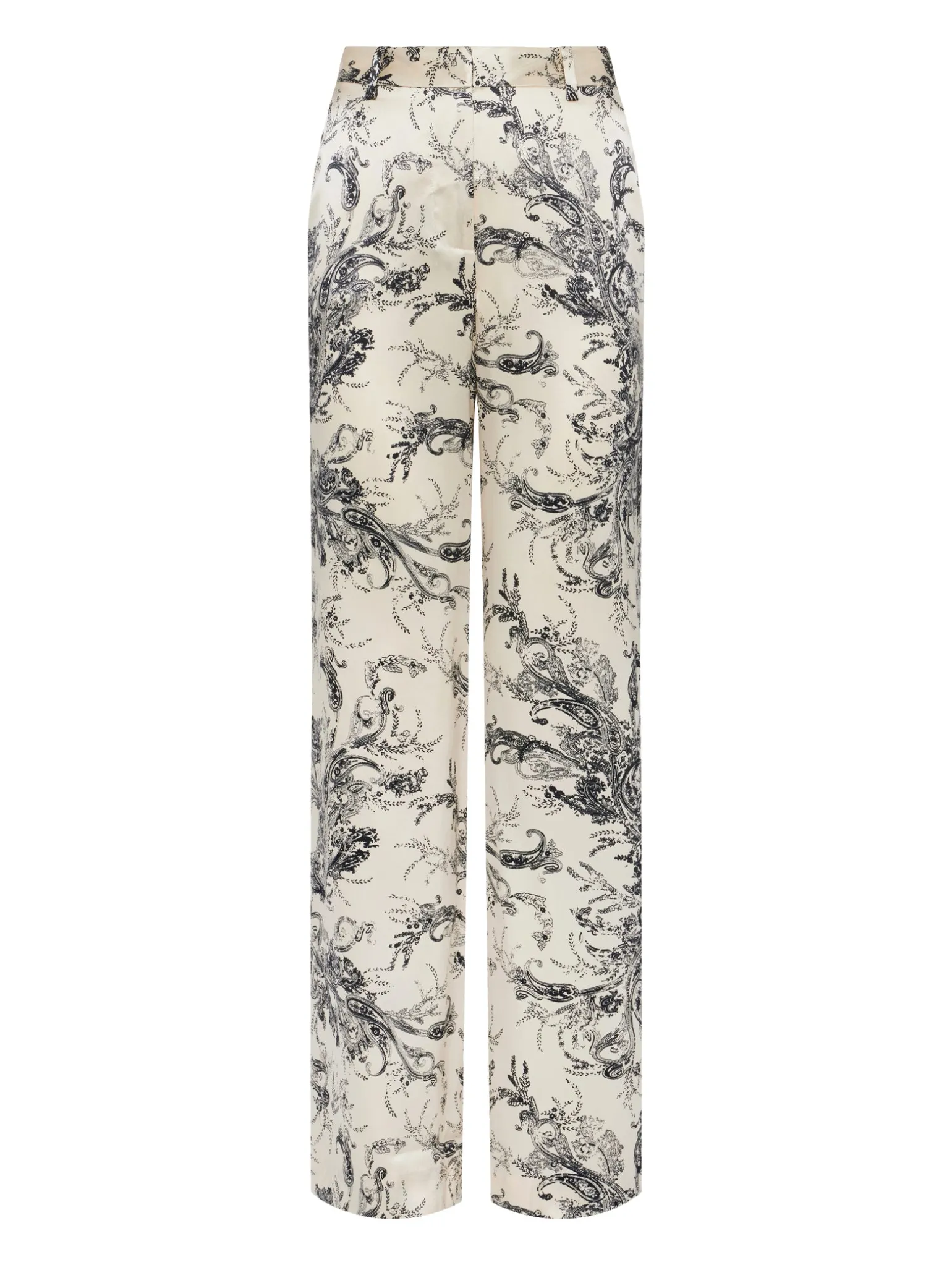 Pilar Silk Wide-Leg Pant