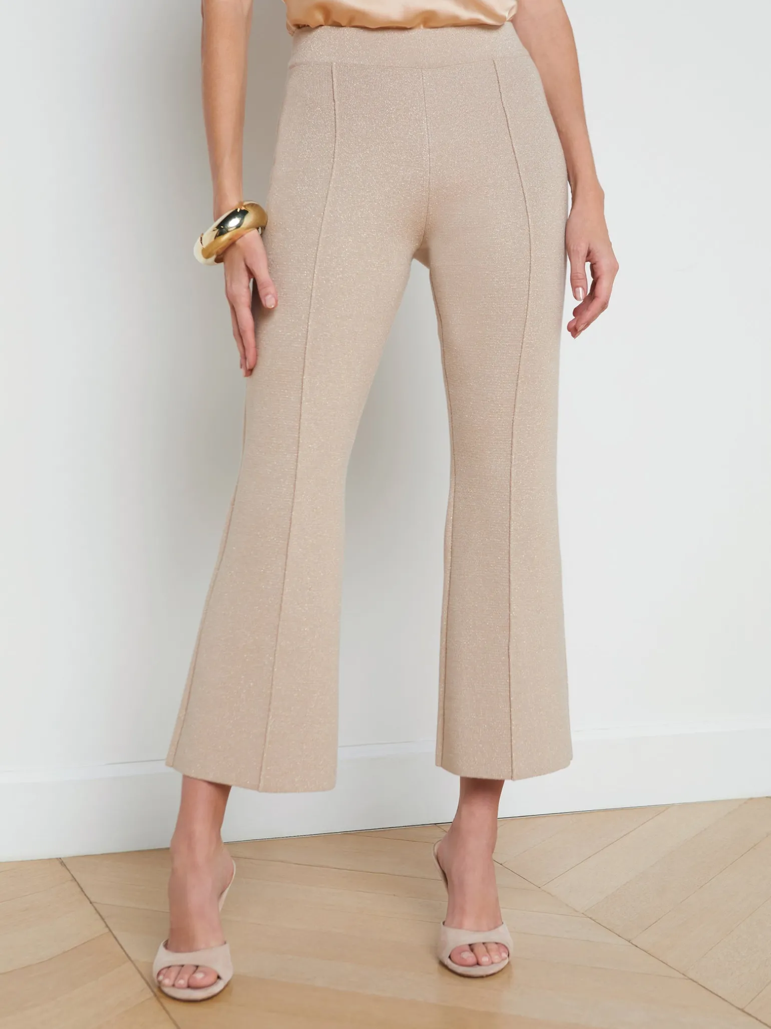 Ren Cropped Flare Knit Pant