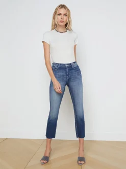 Sada Slim-Leg Cropped Jean