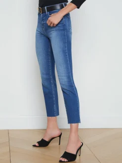 Sada Slim-Leg Cropped Jean