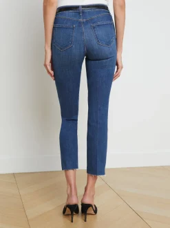 Sada Slim-Leg Cropped Jean