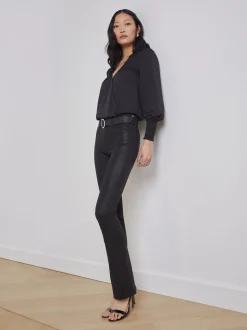 Selma Coated Bootcut Jean