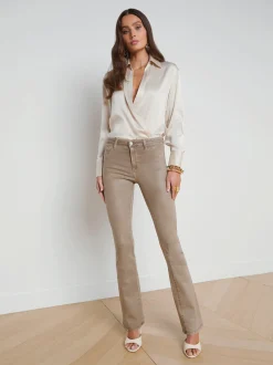 Selma Coated Bootcut Jean