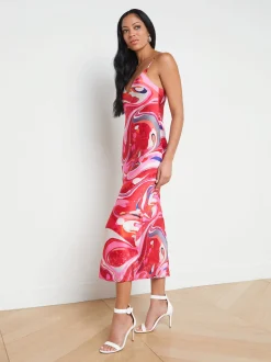 Seridie Silk Slip Dress