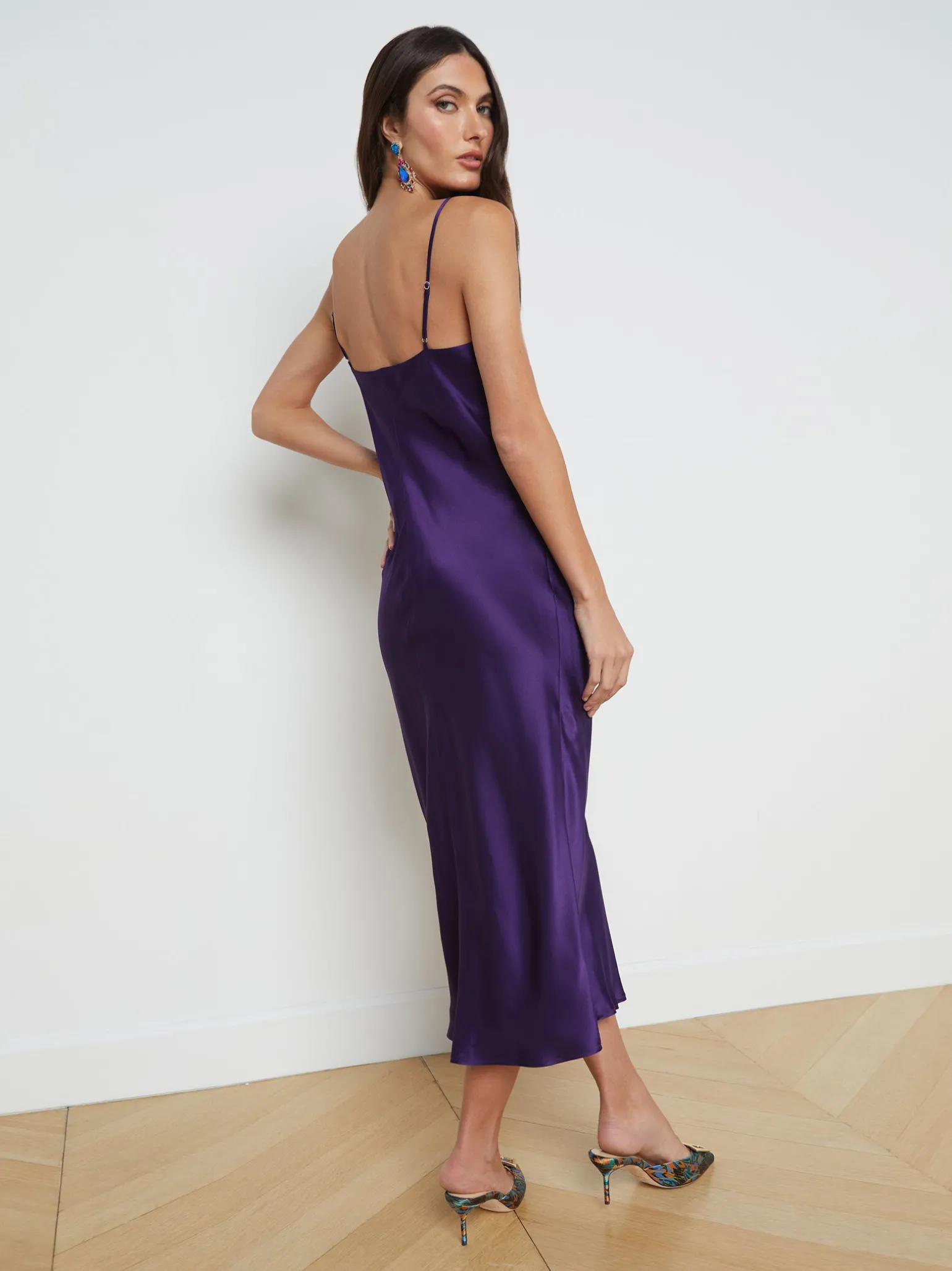 Seridie Silk Slip Dress