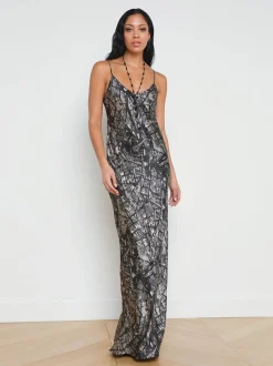 Serita Silk Slip Dress