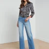 Tiana Raw-Hem Wide-Leg Jean