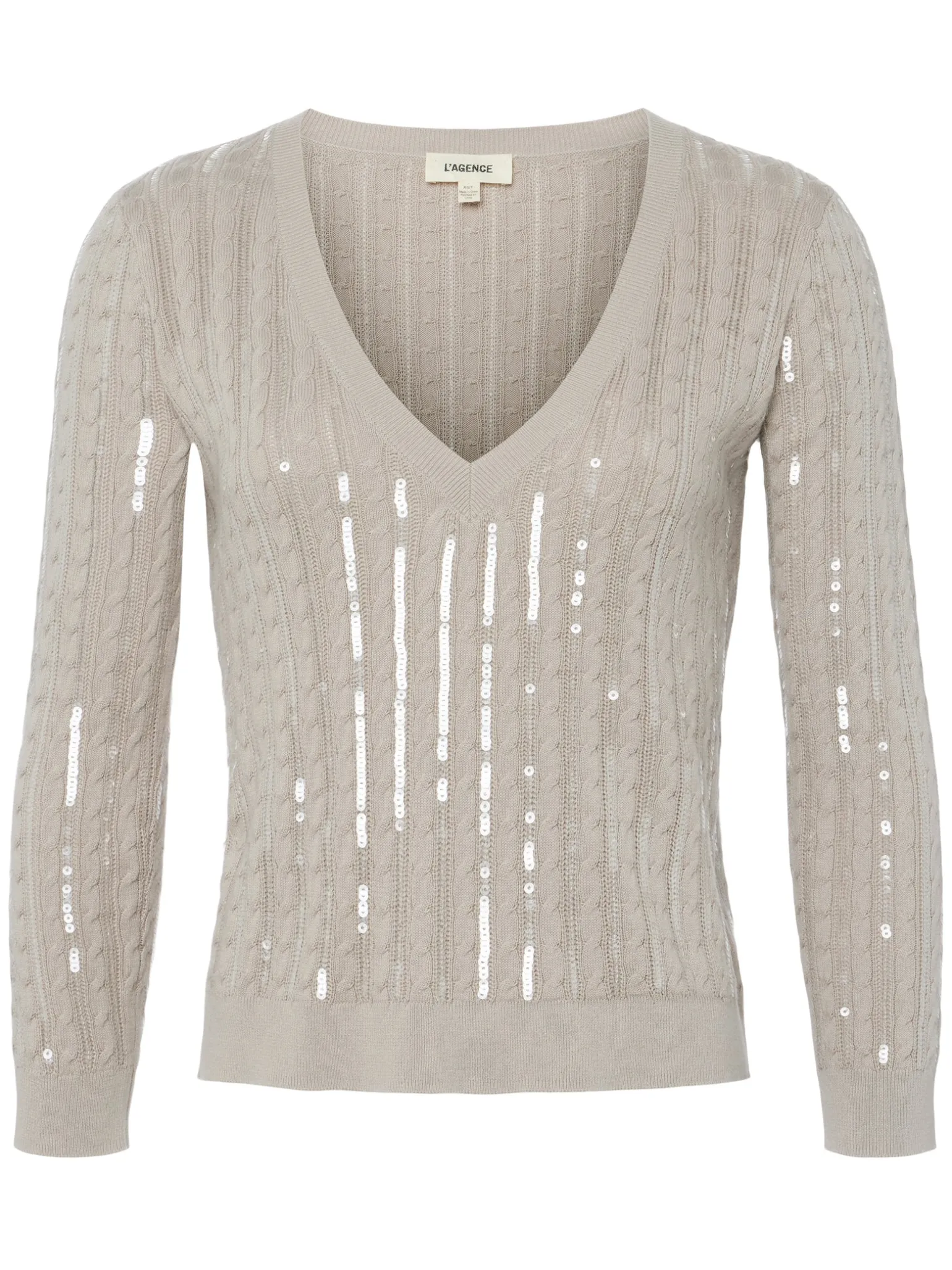 Trinity Sequin Stripe Sweater