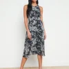 Vivian Belted Silk Dress