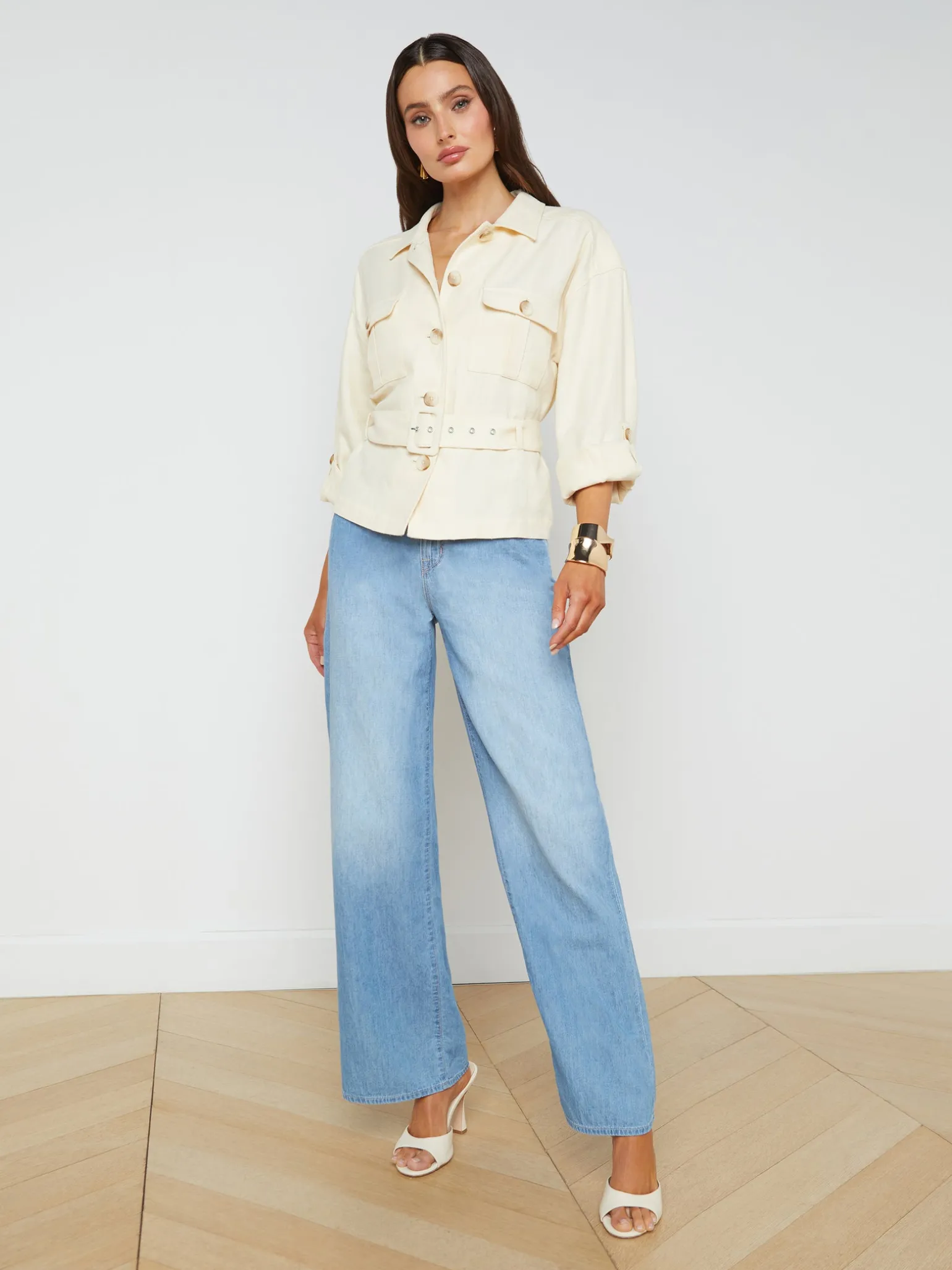 Voyage Linen-Blend Safari Jacket