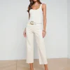 Wanda Coated Wide-Leg Jean