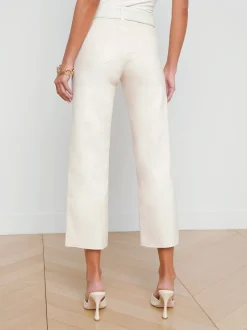 Wanda Coated Wide-Leg Jean